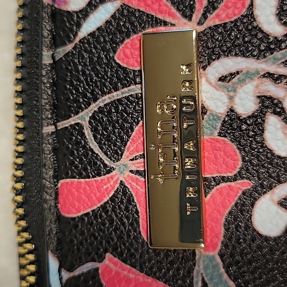 Trina Turk Black Multi-Color Floral Crossbody Purse - Picture 14 of 15